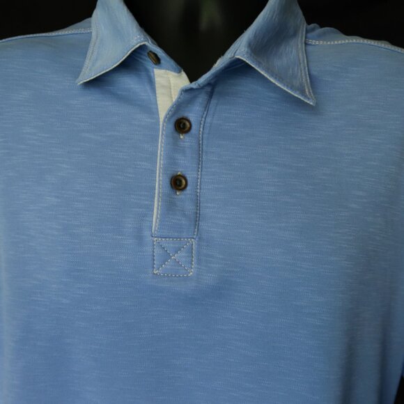 Johnston & Murphy Blue Polo (L) OMG! ⛳️ 😎 - Picture 9 of 9